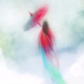 叶轻衣《那天下很大雨我送给你一个大的熊娃娃你双手抱着娃娃我在后面给你打伞看着你我淋的湿透那年我16你15》